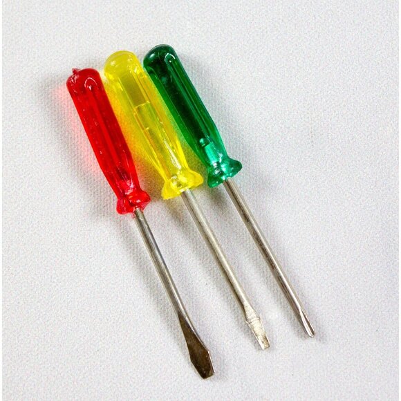 Mini Screwdriver Set in Pouch Tool Keychain Key Chain Made in Hong Kong - Picture 2 of 4